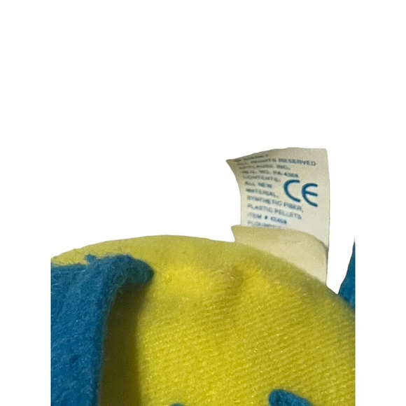 Vintage Applause Disney The Little Mermaid: Flounder Plush 6” Stuffed Animal - Picture 8 of 13
